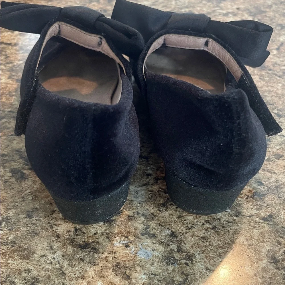 Black Bow Mary Jane Flats